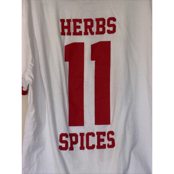 KFC Kentucky Fried Chicken Colonel Sanders White Ringer Tee Shirt Adult Large - Picture 6 of 7